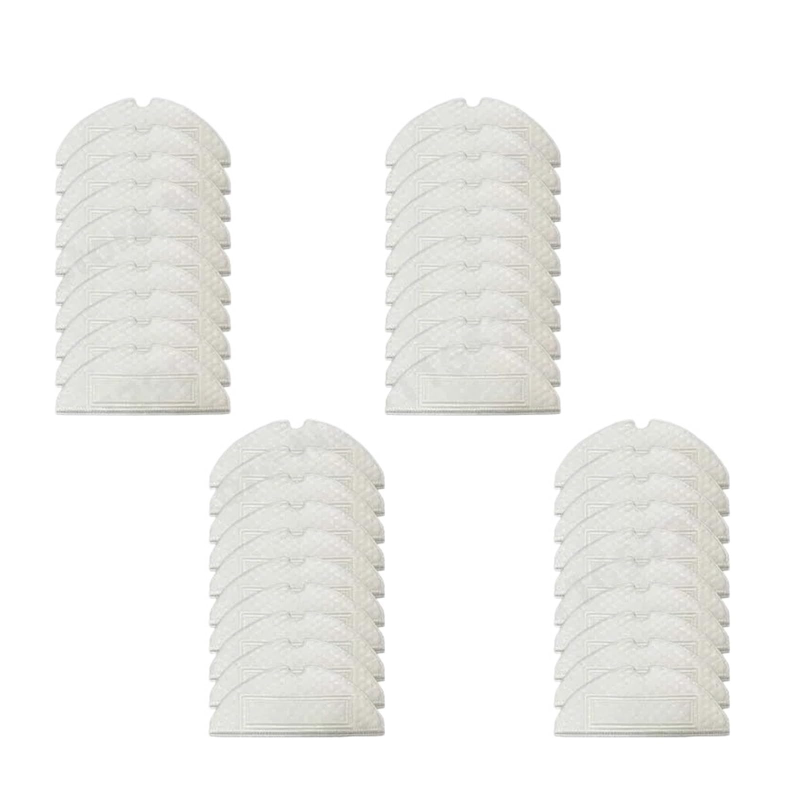 HIZON Disposable Rag Vibrating Mop Spare Parts Sweeping Robot Accessories，Compatible For Roborock， T7S / T7S Plus / S7(SET3)