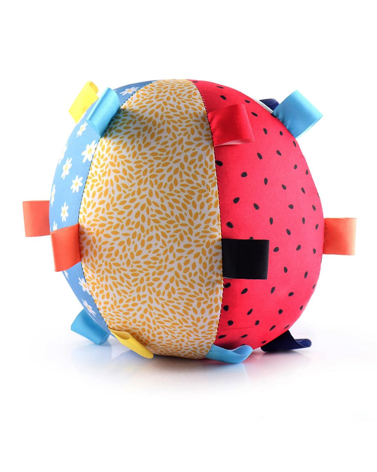 Intellibaby Premium Plush Tag Ball, Babies &Toddlers|Colorful Textured Developmental Ball, Newborns,Infants|Bis Certified|Baby Christmas Gift, Toddlers |15 Cm|6+ Months, Softball (B0C4975FPN) Amazon Price History, Amazon Price Tracker