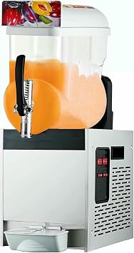 15/30/45L Commercial Ice Slush Machine, Cooling Beverage Making Machine, Cooling Slushie Juice Machine, CE/FCC/CCC/PSE Silver 450W 15L