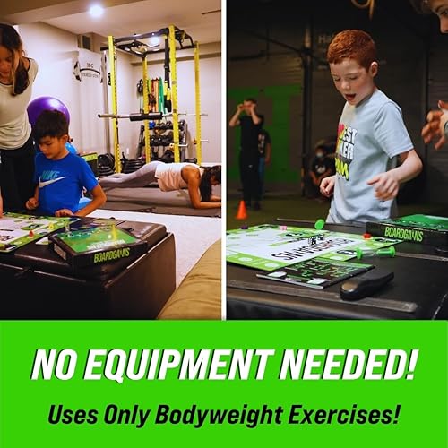 Miniatura 4 de Edición de inicio. Juego de mesa de fitness diseñado para entrenamientos en casa, fitness grupal y educación física. Bootcamp en una caja.