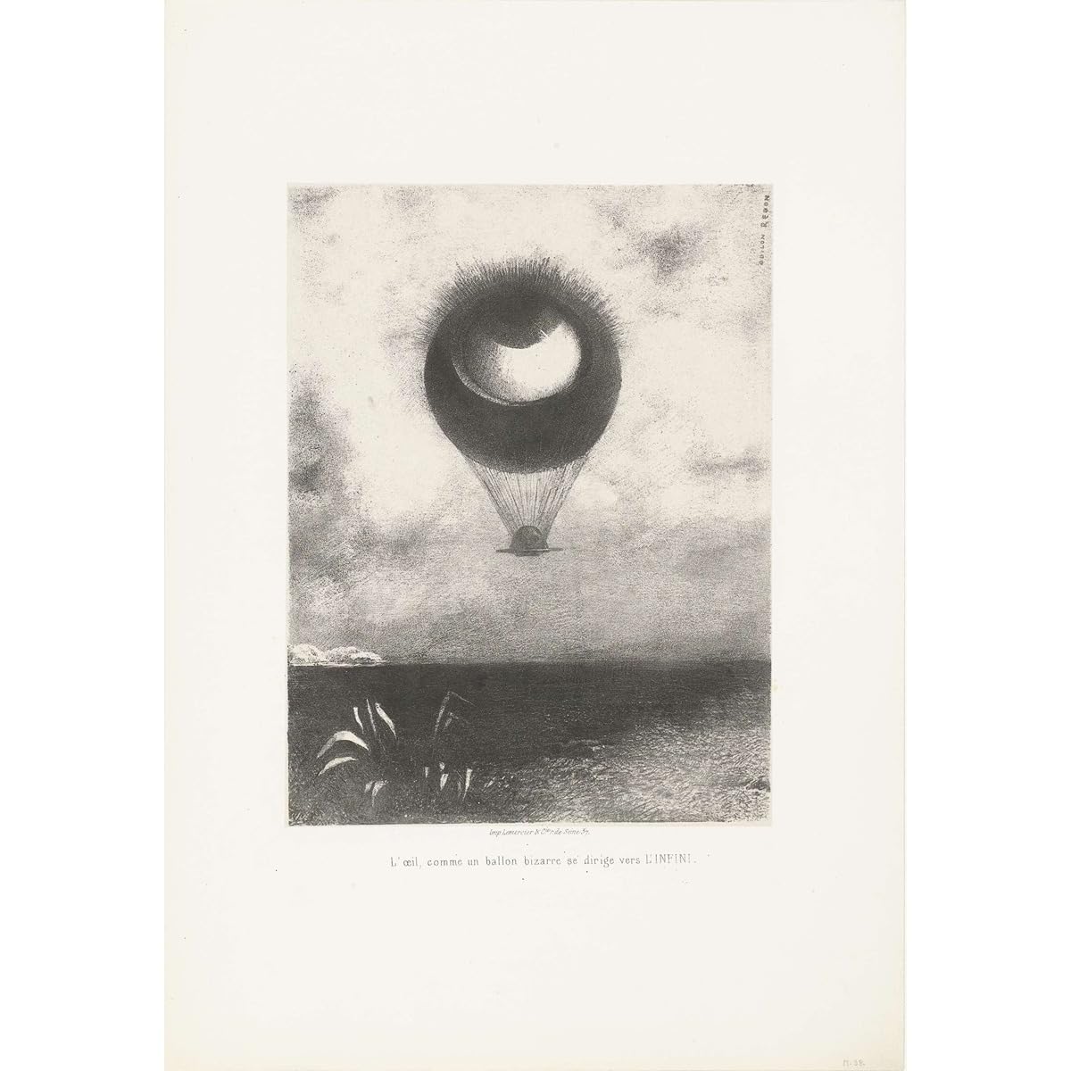 Toile enroulée ARTICULOZY The Eye 101x122 cm