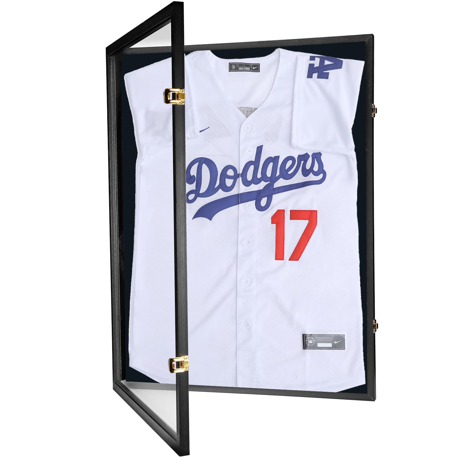 Vitrina con Marco de Jersey para Enmarcar Camisetas, Caja de Sombra de 20 x 30 Pulgadas con 98% Acrílico de Protección UV y Colgador para Béisbol, Baloncesto, Fútbol, Hockey