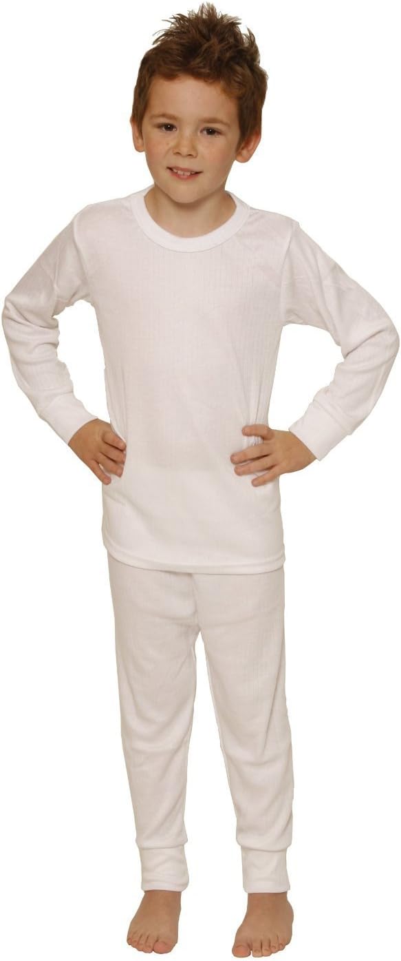 OctaveBoys Thermal Underwear Set : Long Sleeve Vest & Long Pants