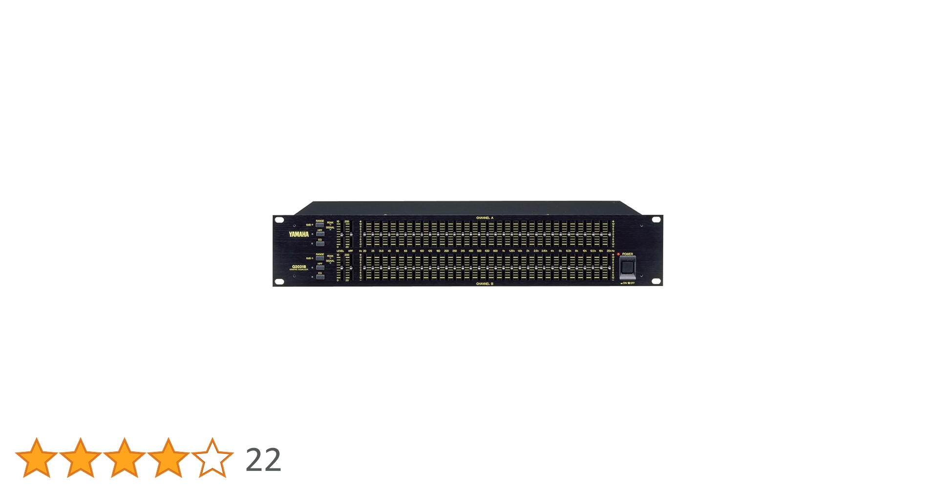 YAMAHA Q2031B グラフィックイコライザー Amazon | ヤマハ YAMAHA 2系統31BAND グラフィックイコライザー