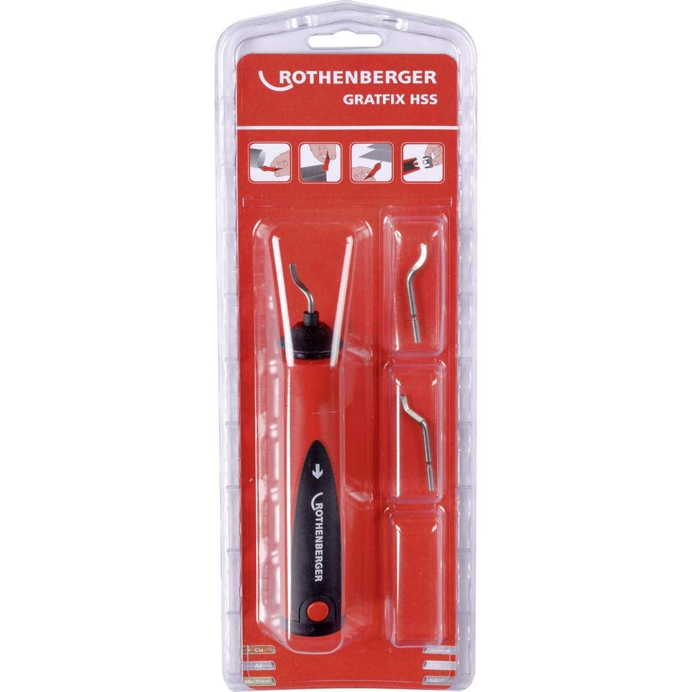 Rothenberger21651 Gratfix deburrer with deburring Blades Number 1/2/3, Pack of 1