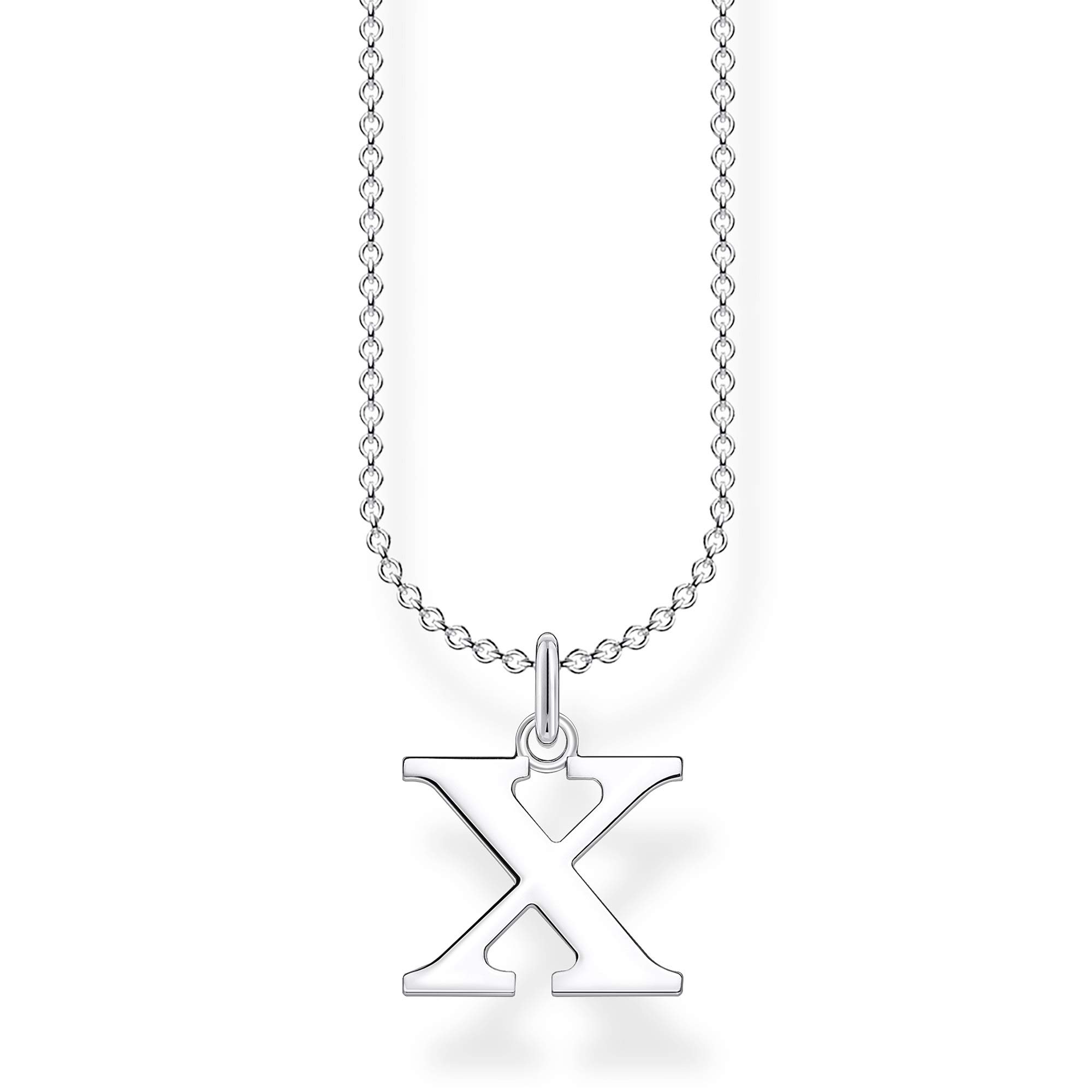 Thomas Sabo Necklace letter X 925 Sterling Silver