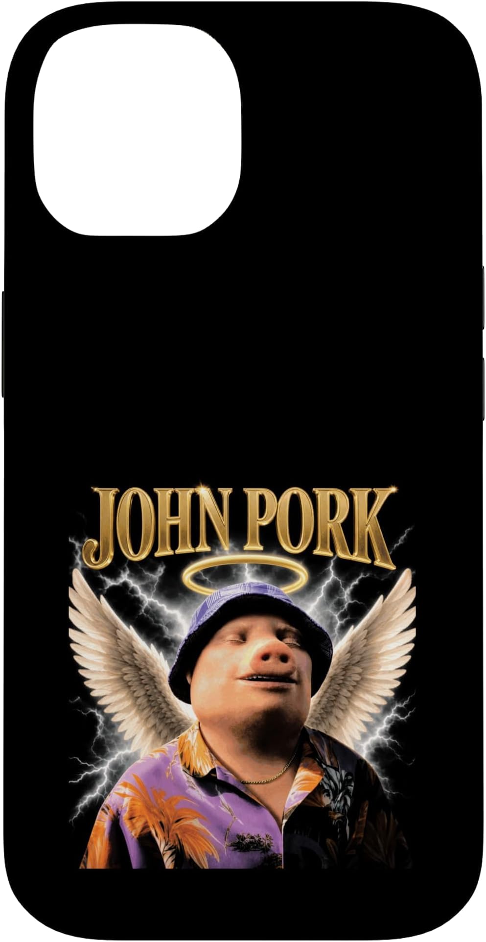 ジョン・ポーク・ゲン・アルファ・ブレインロット・ミーム・ファニー スマホケース iPhone 14 用