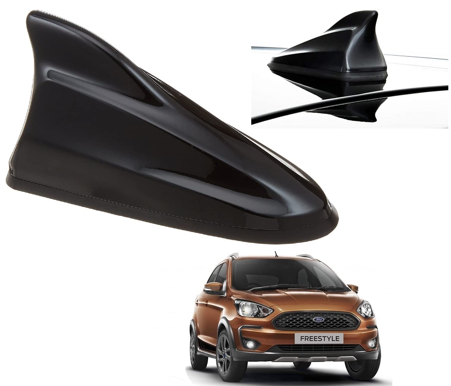 Auto Addict Car Shark Fin Antenna Replacement Antenna (Black,1 Pc) for Ford Freestyle-image-29