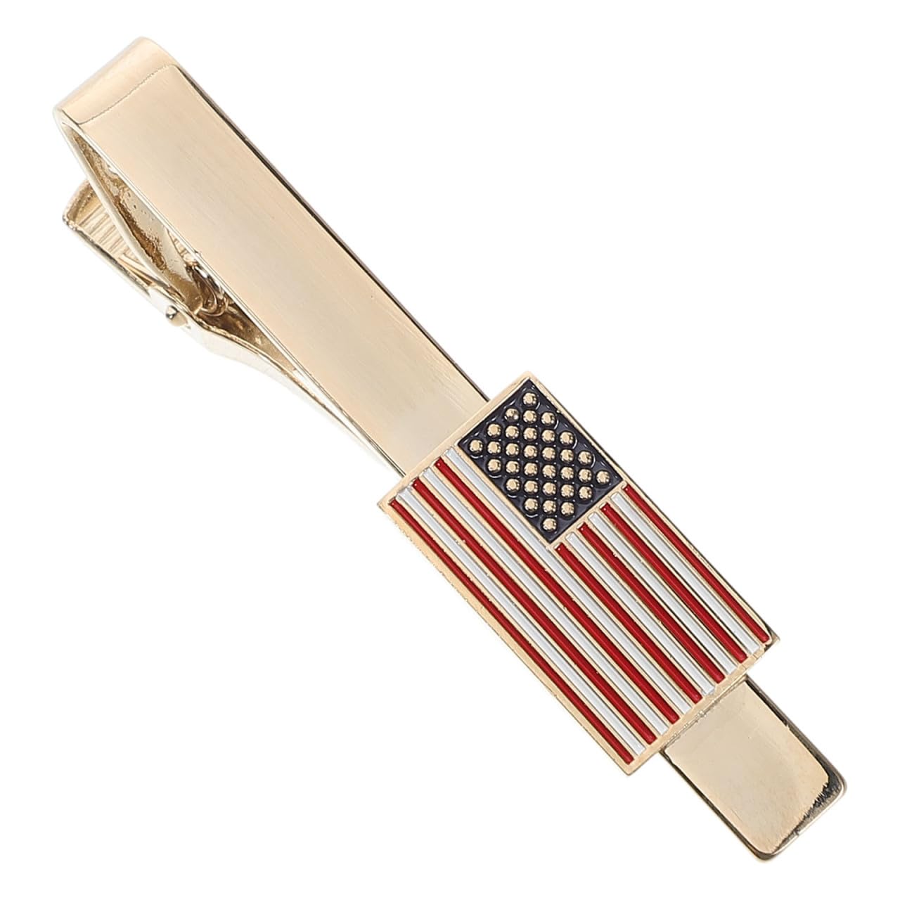 US Flag Tie Clip: American Flag Tie Bars for Men, Clothing Accessories for Social, Weddings, Busiess Meetings, Office Man