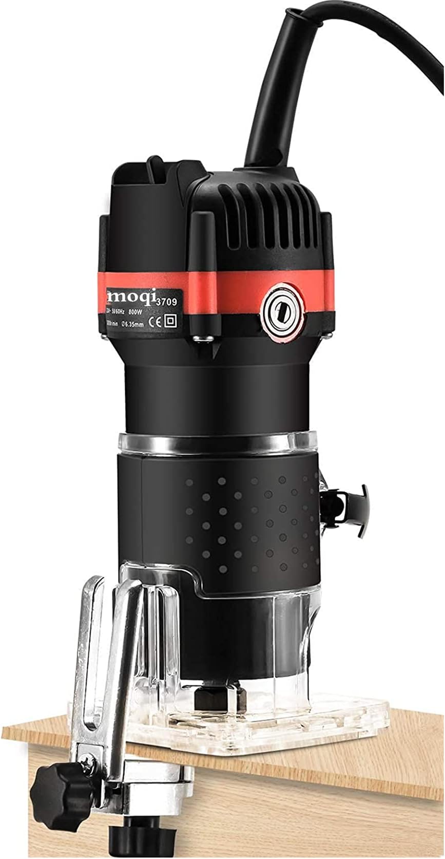 Défonceuse ONEVAN 5 Vitesses 1600W, Pour Batterie Makita 18V, Mandrin 6-8mm
