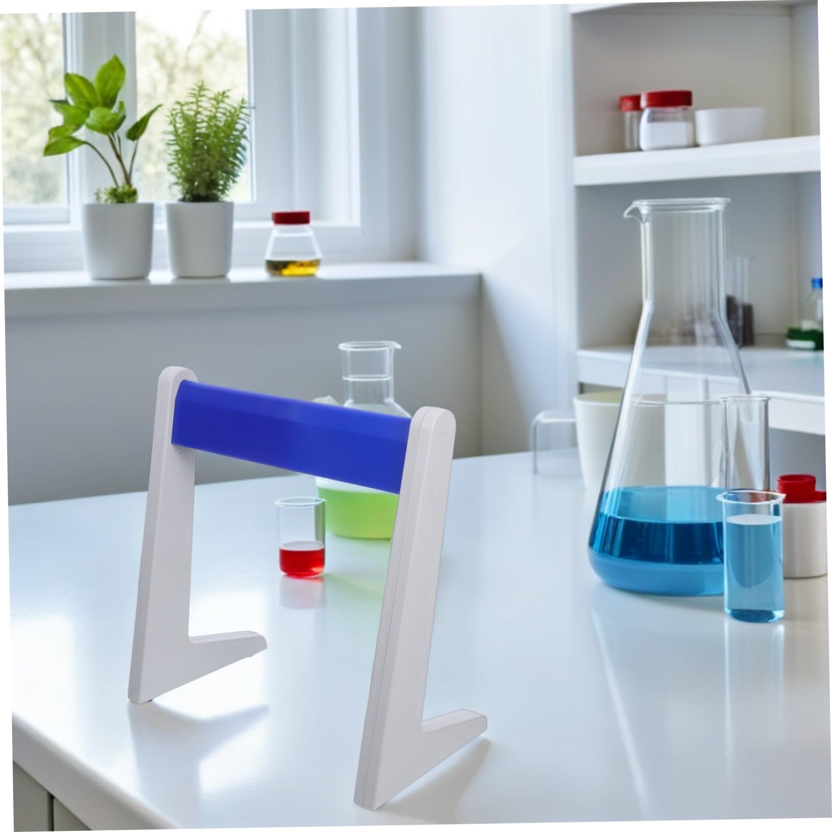 Soporte de Pipetas de Plástico Compacto para Laboratorio Organizador y Desmontable para Almacenamiento de Pipetas de Muestreo