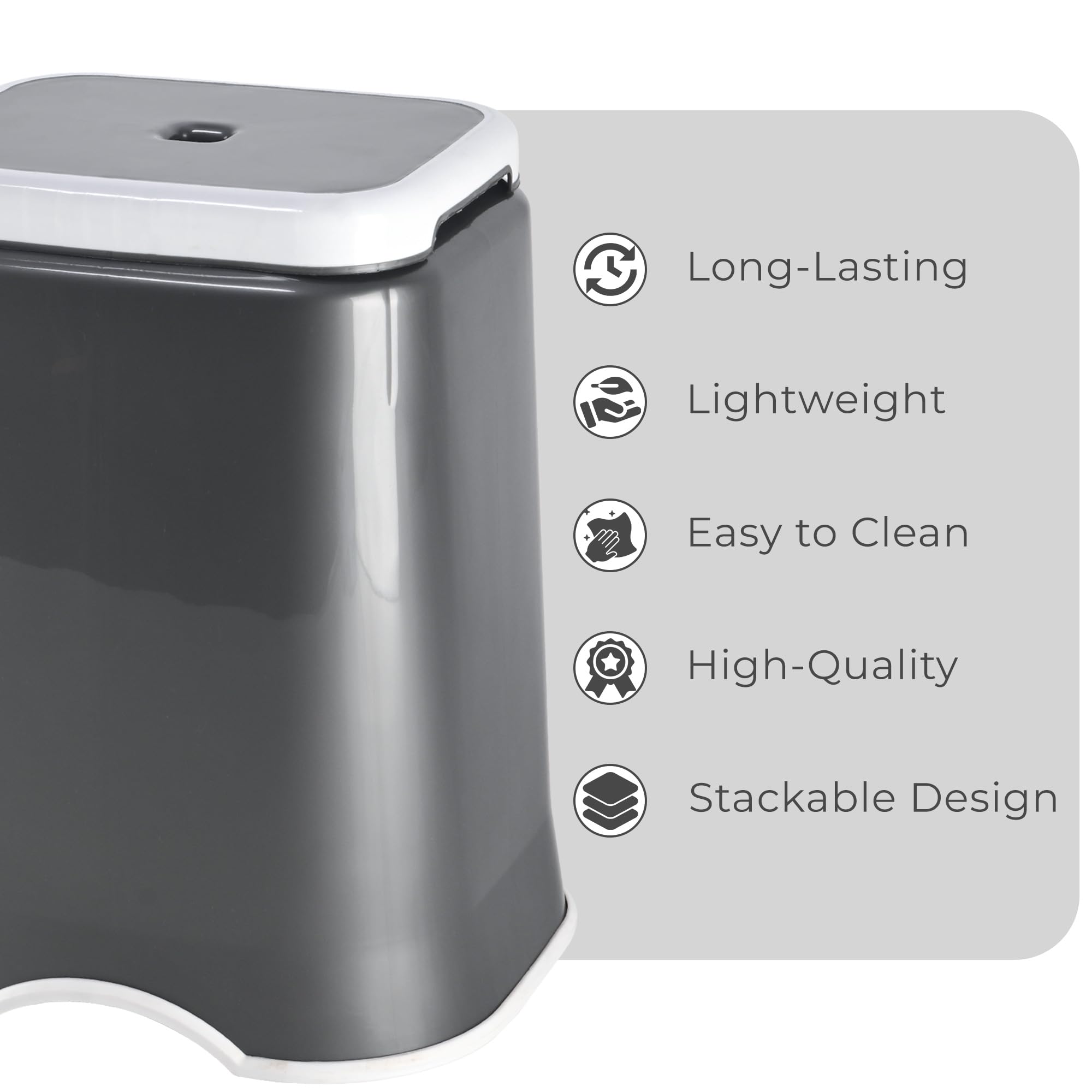 Heavy Duty Stool - Senior Support & Bathing Aid -5