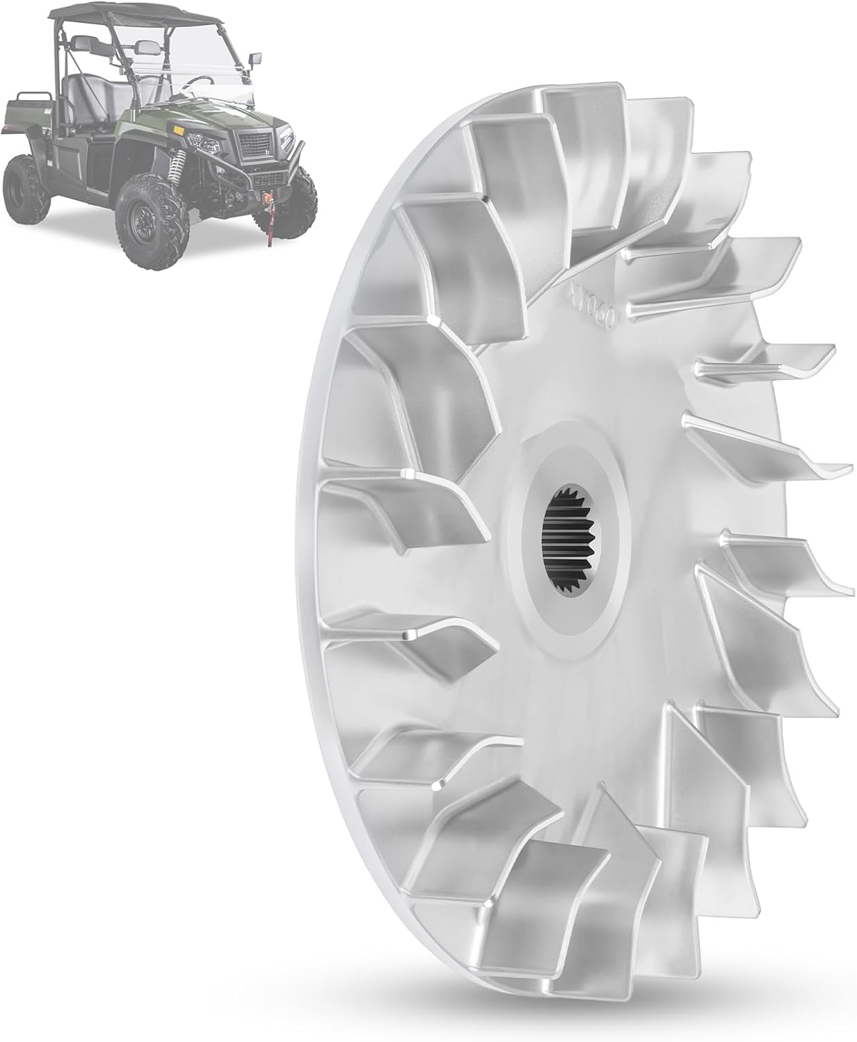 21 Teeth Primary Clutch Fixed Sheave Compatible with Hisun UTV ATV 500 700 Massimo Bennche Coleman Axis Menards YS Qlink Excalibur Supermach 500 700 Primary Clutch Sheave Plate