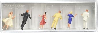 Preiser 10120 Couples Dancing 3 Couples HO Scale Figure