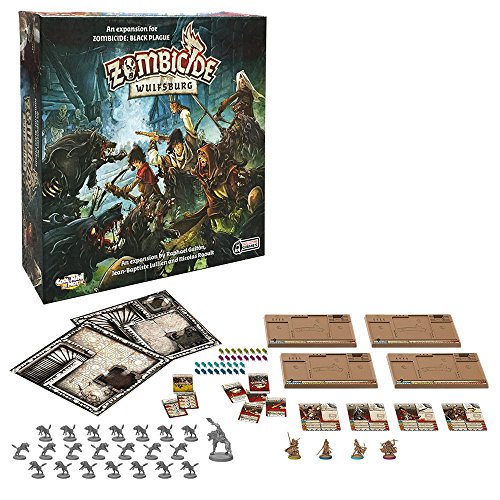 Zombicide Black Plague Wulfsburg Board Game Expansion | Strategy Game | Cooperative Board Game For Teens And Adults | Zombie Board Game | Ages 14+ | 1-6 Players | Avg. Playtime 1 Hour | Made By Cmon #TOP3
