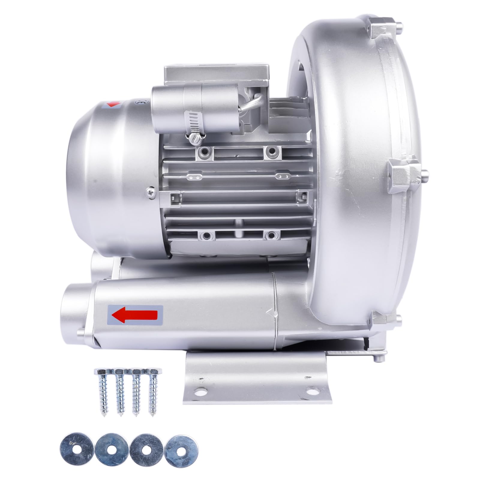 Bisenya Seitenkanalverdichter Seitenkanalgebläse 0.55KW 230V 100m³/Std 120 Druck mbar