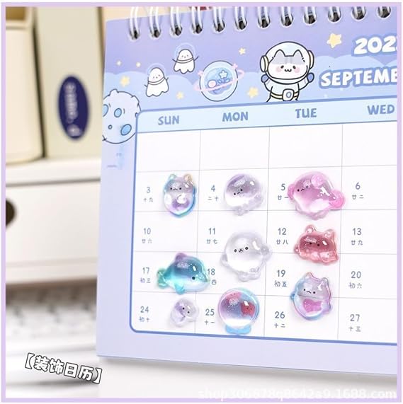 3D Puffy Stickers, Kawaii Stickers Pack,10 Sheets, 450+ Pieces, Cute Funny Sticker for Scrapbooking, Phone Cases, Water Bottles, Laptops, Rewards, Party Favors (10pcs Stickers)
