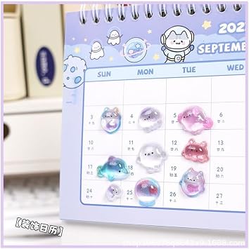 3D Puffy Stickers, Kawaii Stickers Pack,10 Sheets, 450+ Pieces, Cute Funny Sticker for Scrapbooking, Phone Cases, Water Bottles, Laptops, Rewards, Party Favors (10pcs Stickers)