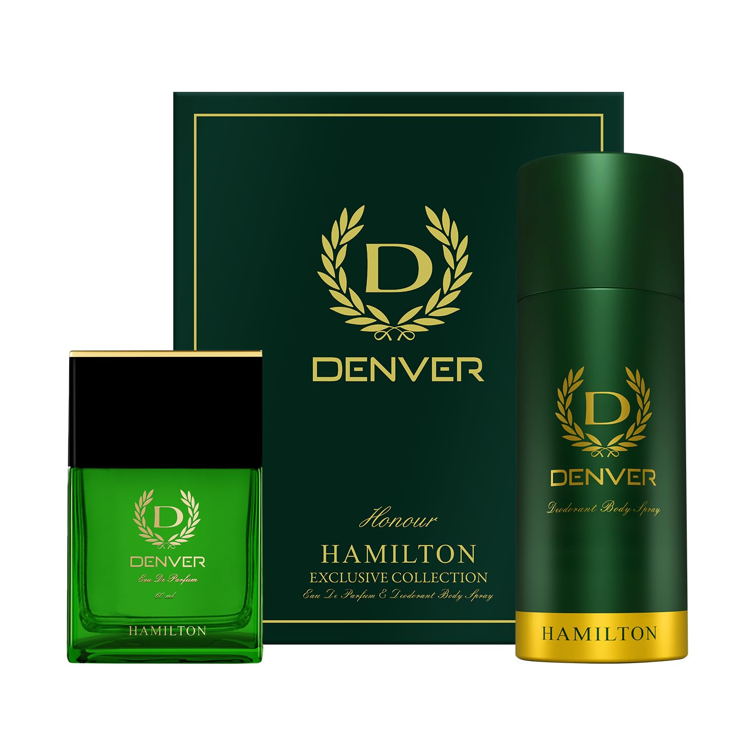 Denver Men Hmilton Cedar Exclusive Collection Gift Pack, 60 ML Liquid