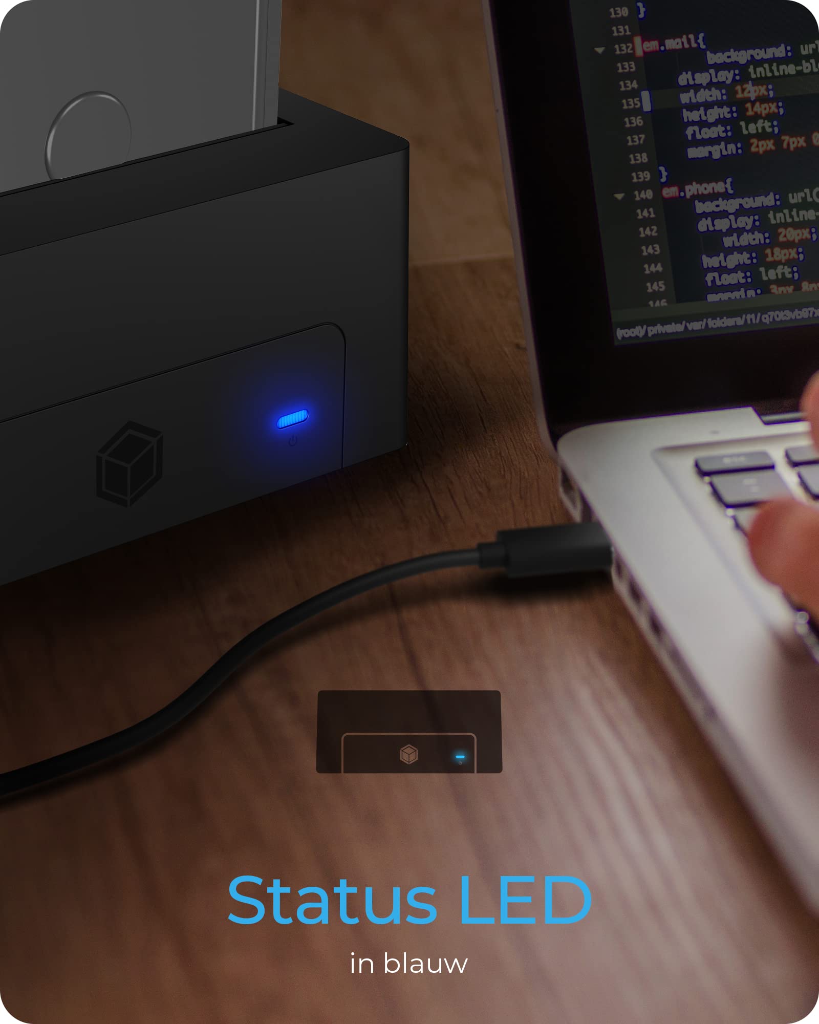 ICY BOX IB-1121-U3 Dockingstation – USB 3.0 Voor 2,5" En 3,5" SATA HDD/SSD, Met Plug & Play, HotSwap, En LED-statusindicatie – Zwart