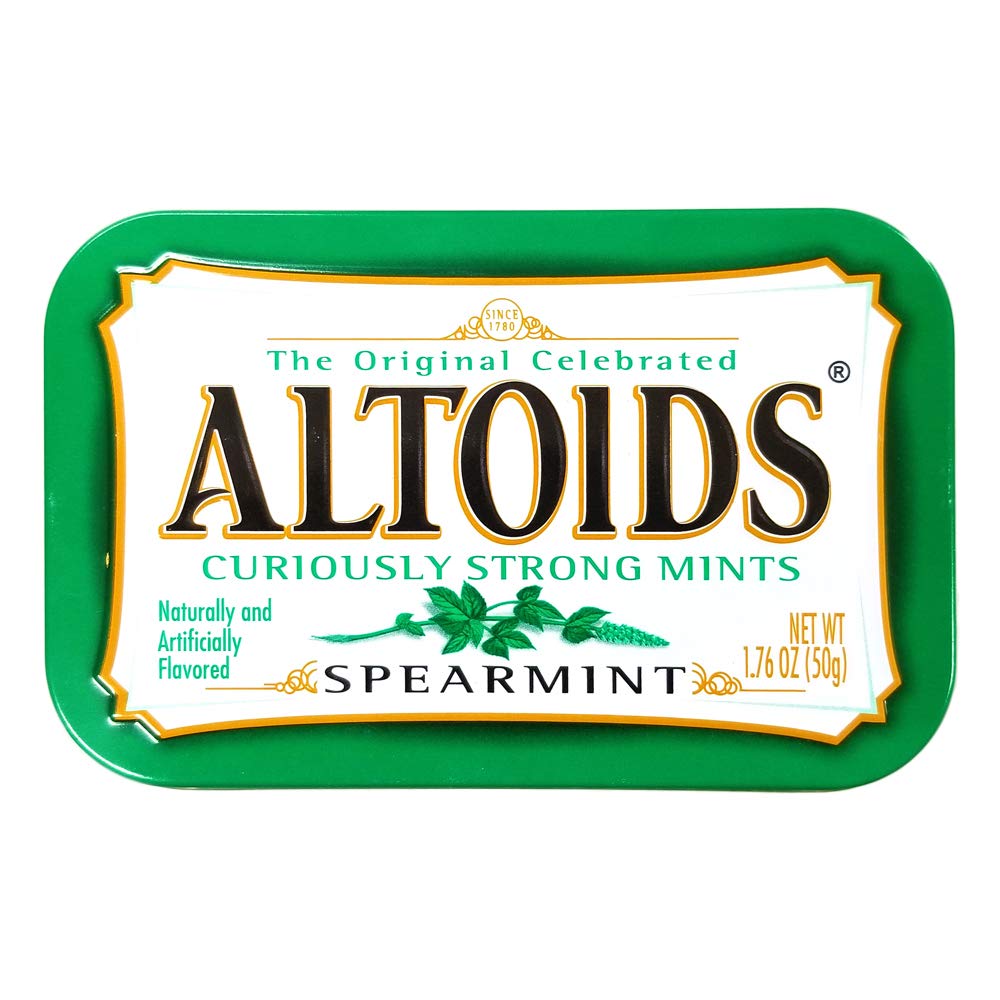 Altoids Curiously Strong Mints Spearmint Pouch, 50 g