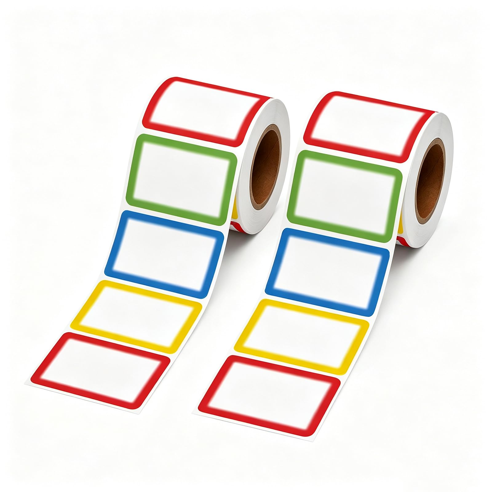 Name Tag Labels Stickers Large 400 Colorful 89x57mm 4 Colors Waterproof