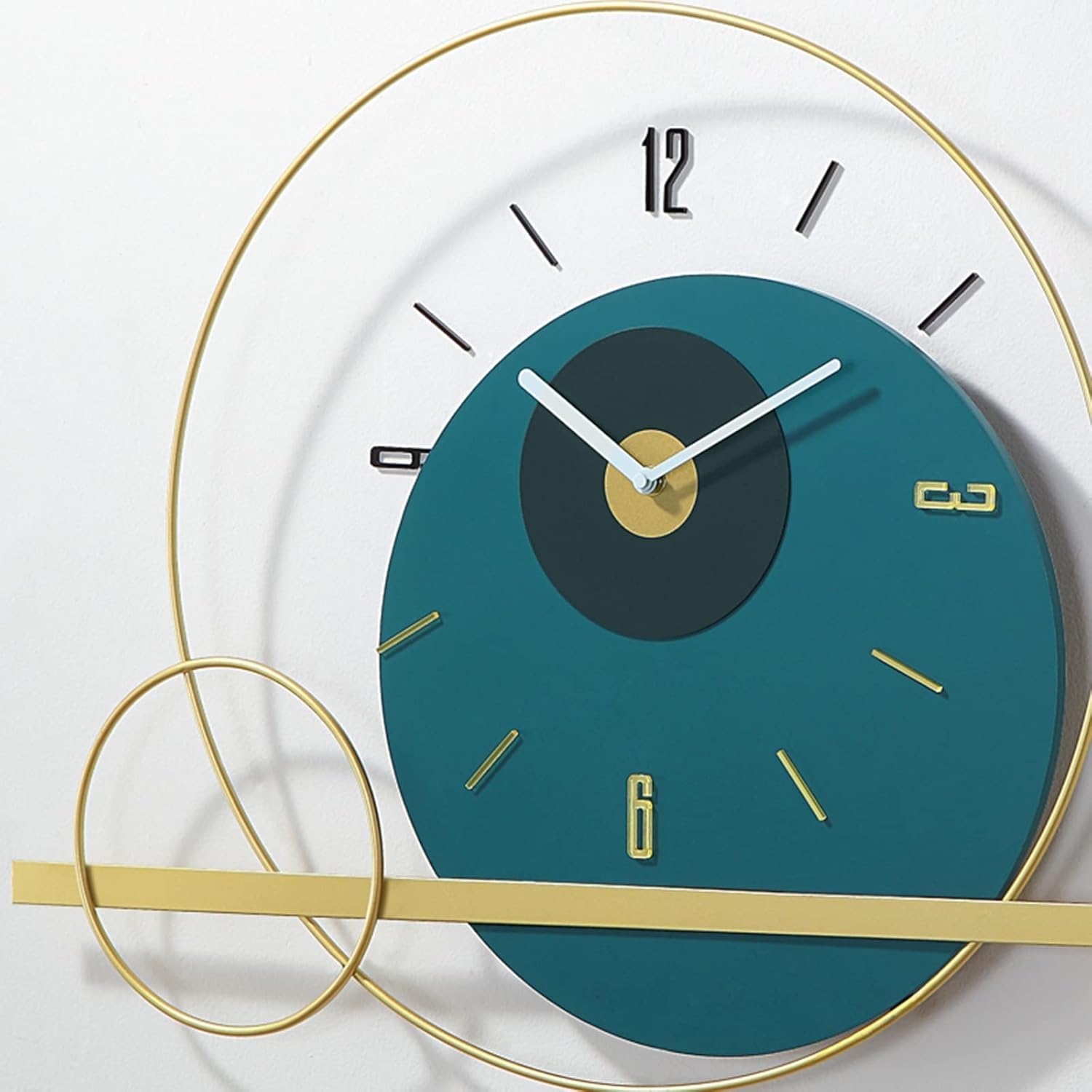 Art Luxury - Orologio da parete grande per soggiorno, orologio da parete creativo alla moda, elegante, per ristorante, bar, camera da letto