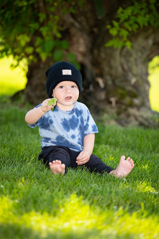 Image of Funky Junque Adorable Newborn Baby Smiley Face Beanie - Soft Knit Winter Hat with Premium Suede Patch