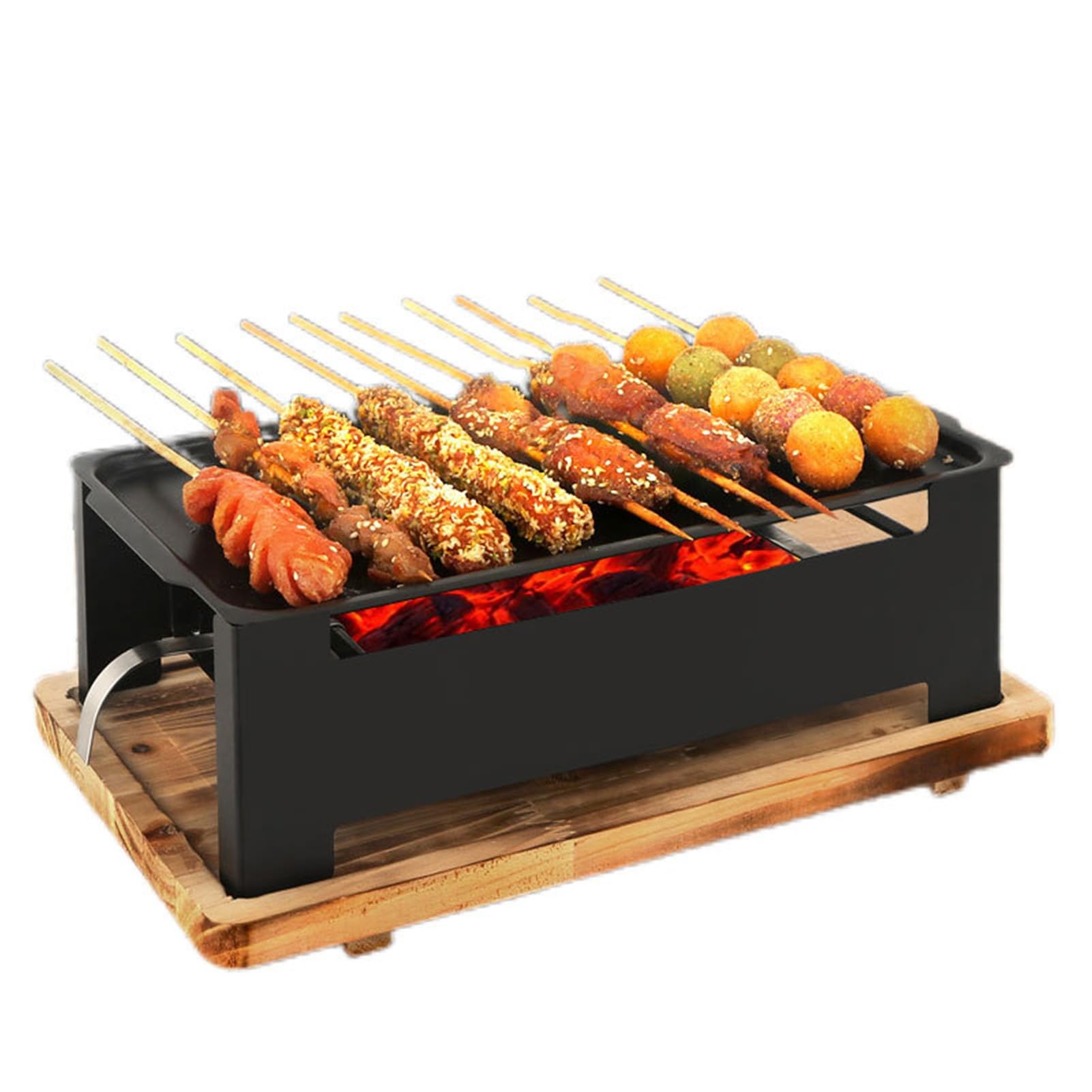 Tosuny Przenośny Grill Węglowy Kuchenka Kempingowa do BBQ na Zewnątrz