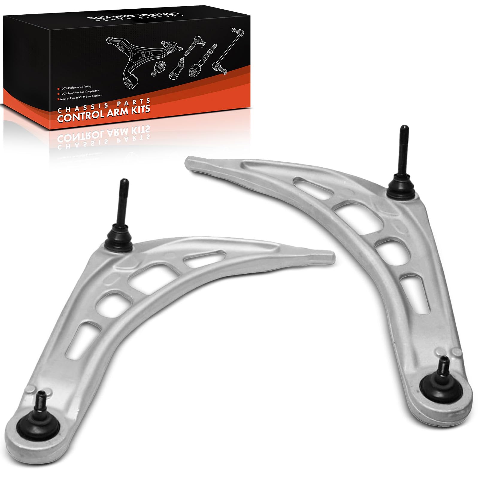 Frankberg 2x Querlenker Traggelenk Vorderachse Kompatibel mit 3er E46 1998-2005 3er Cabriolet E46 2000-2007 3er Compact E46 2001-2005 3er Coupe E46 1999-2006