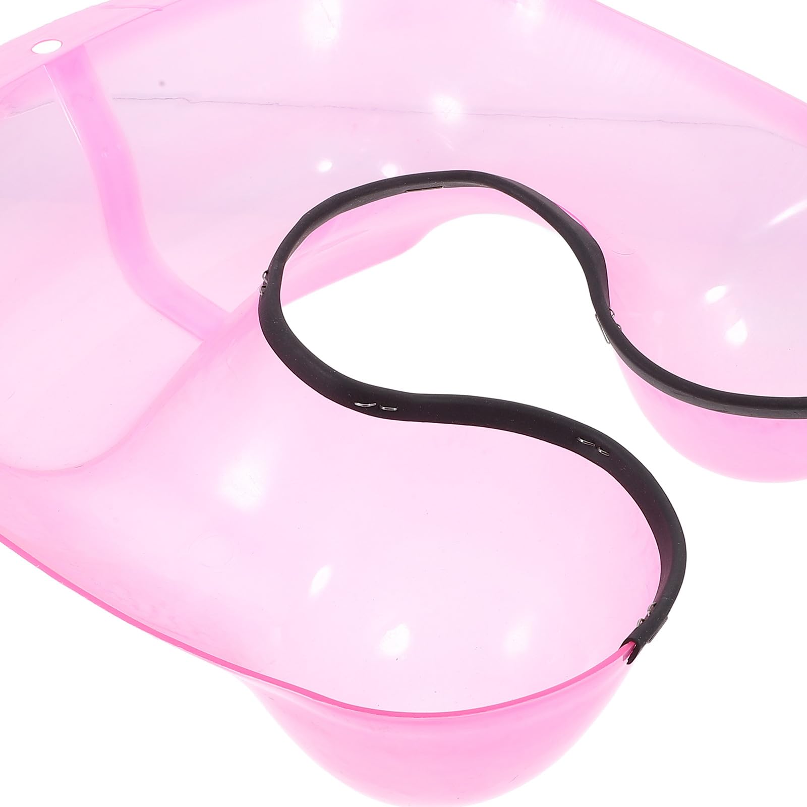 DOITOOL Bandeja Cuello de Peluquería Abs Rosa, Resistente y Fácil de Almacenar para Teñir y Permanente, Adecuado para Uso Profesional en Salón o DIY