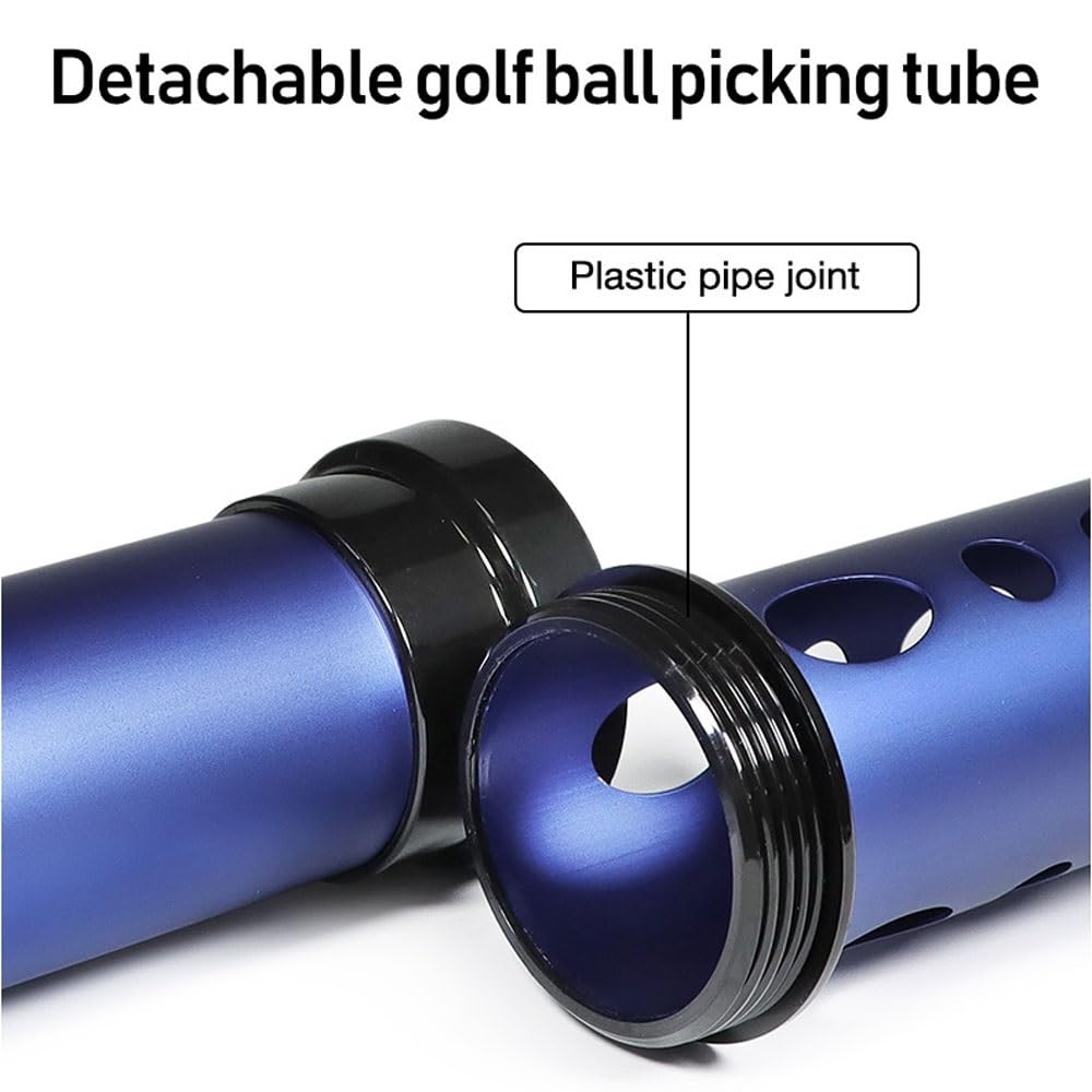 Recogepelotas de Golf Alargable, Herramienta Extensible de Aluminio con Mango Antideslizante, portátil y Ligero.
