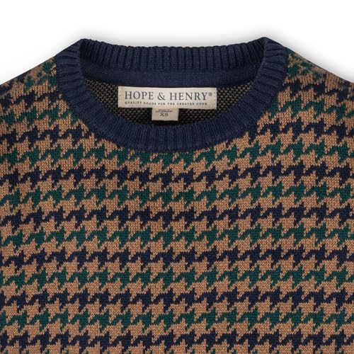 Image of Hope & Henry Boys' Long Sleeve Crew Neck Pullover Sweater