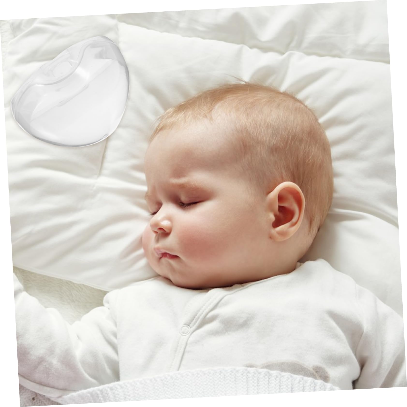 ERINGOGO 5pcs Pacifier Storage Box Portable Secure Case for Clips Baby Pacifiers