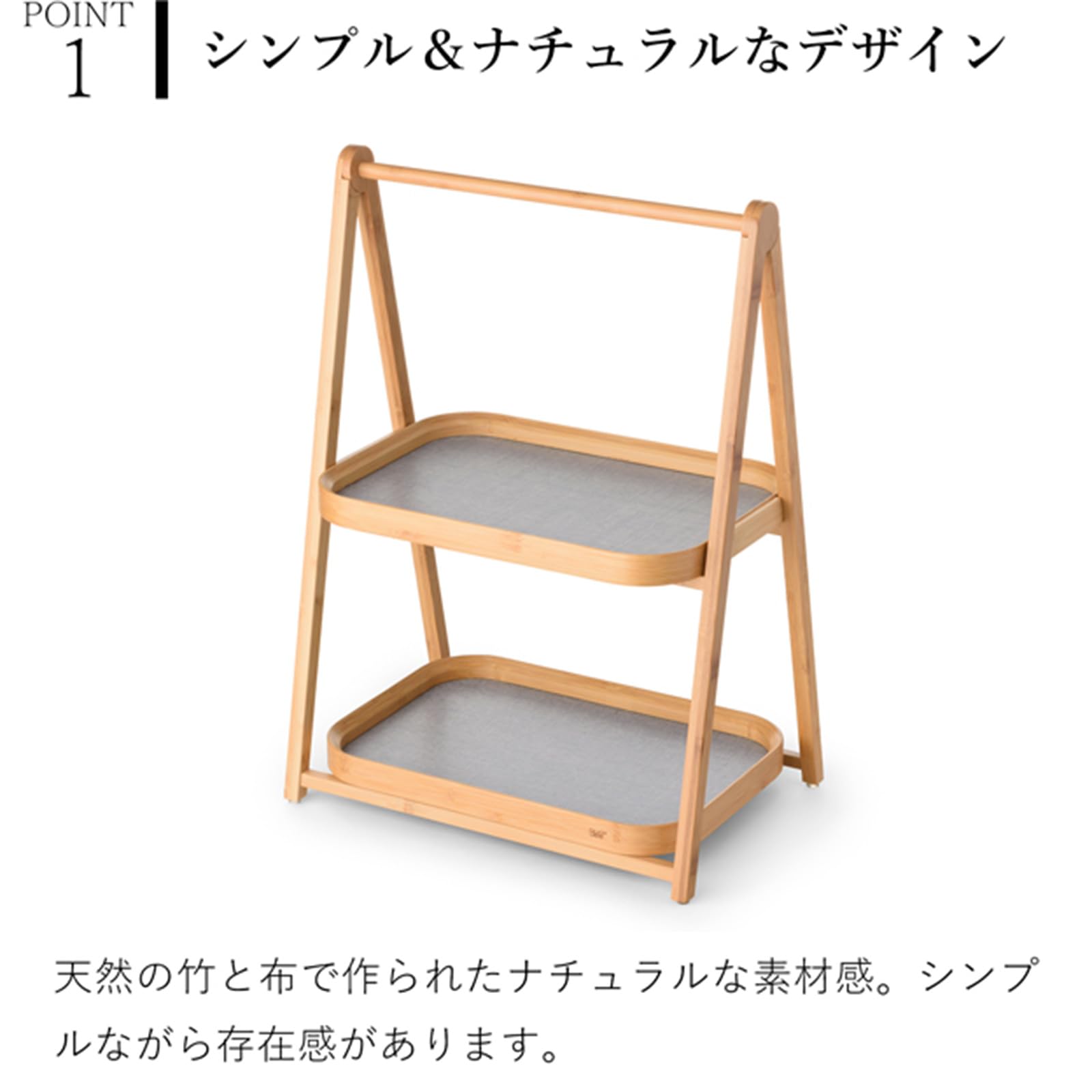 Amazon｜GUDEE グディ 収納ラック 折りたたみ 2段 オープンラック 棚