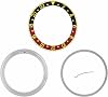 Ewatchparts Bisel y Retenedor e Inserto Compatibles con Rolex GMT 18K Oro Real 16700 16710 Negro/Rojo Coca-Cola 1