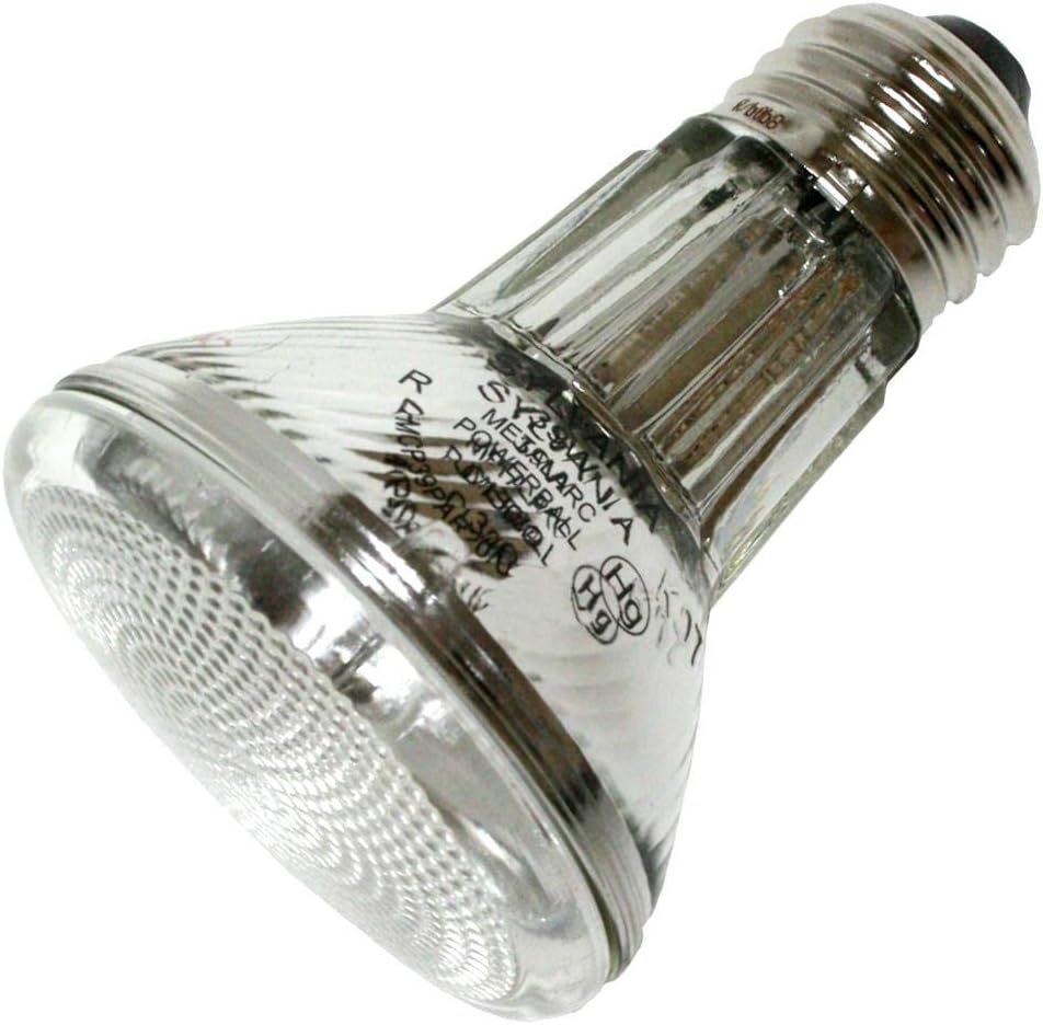 SYLVANIA 64824 - 39 Watt - PAR20 Spot - Metalarc Powerball - Pulse Start - Metal Halide - 3000K - ANSI C130/O - MCP39PAR20/U/830/SPPB