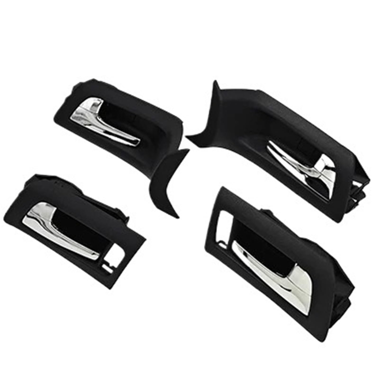 Ppbqrvlf 1 Set Front Interior Pull Chrome Door Inner Handle Interior Door Handle For Holden Commodore Ve 2006-2013 Door Handle(1 Set)