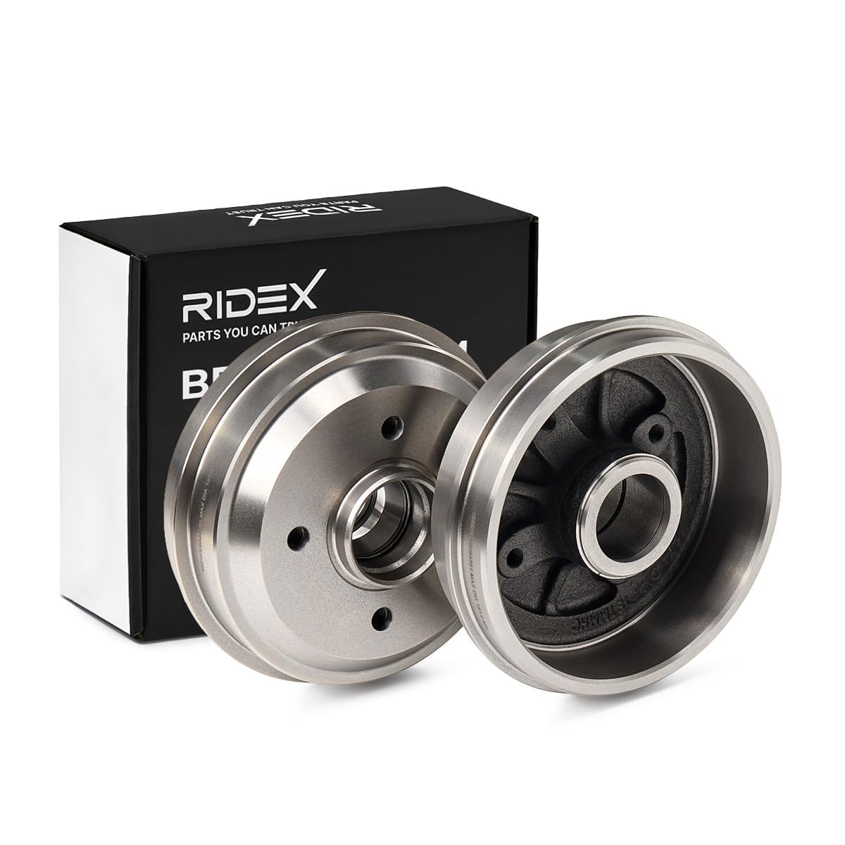 RIDEX 123B0023 2x Tambor de freno Trasero Compatible con PEUGEOT 206 Fastback 2A/C