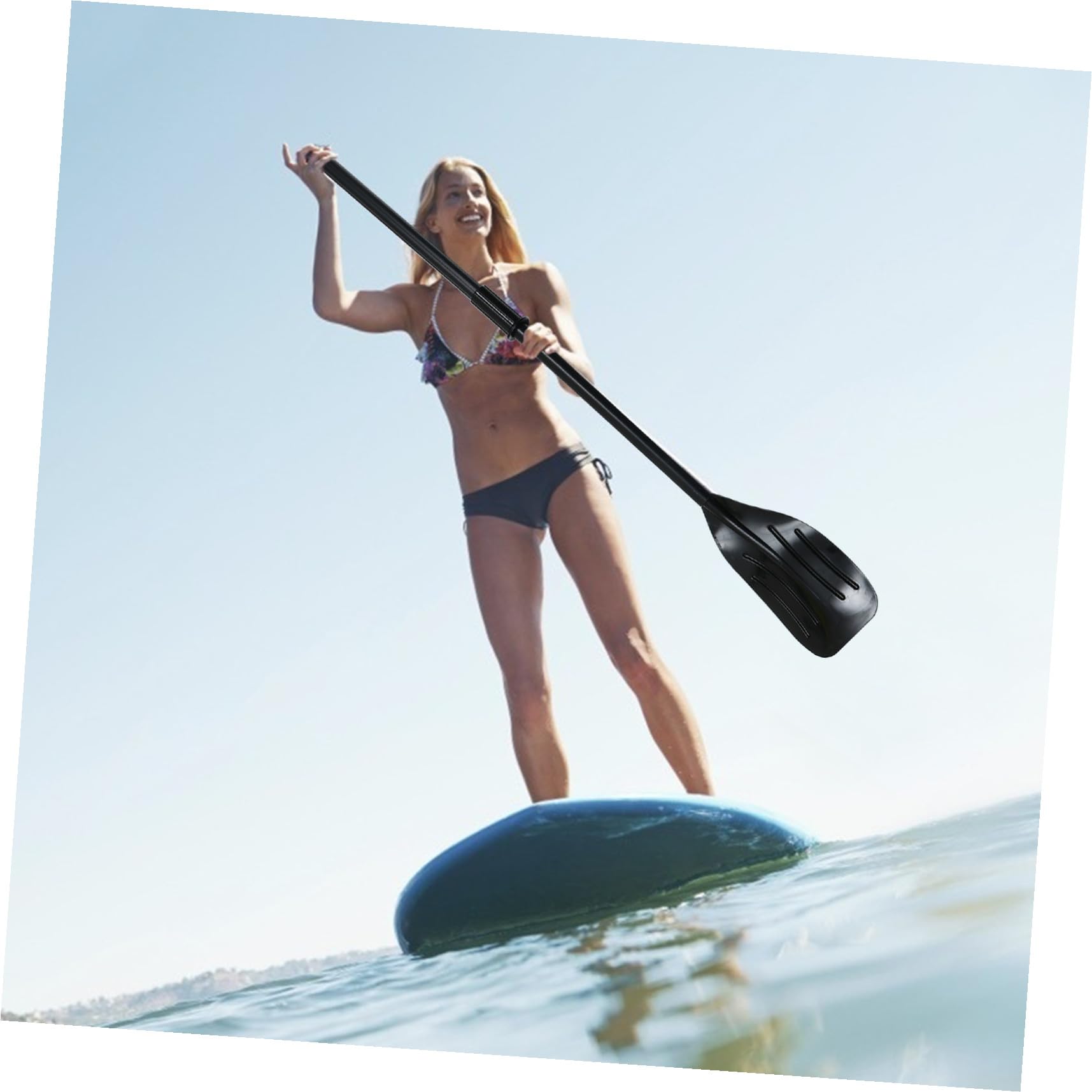 2 Stück Teiliges PVC Kanu Paddel Set Abnehmbar Robustes Kunststoff ruder für Schlauchboot und Kajak Langlebig Ergonomisch Geeignet für Wassersport und Angeln
