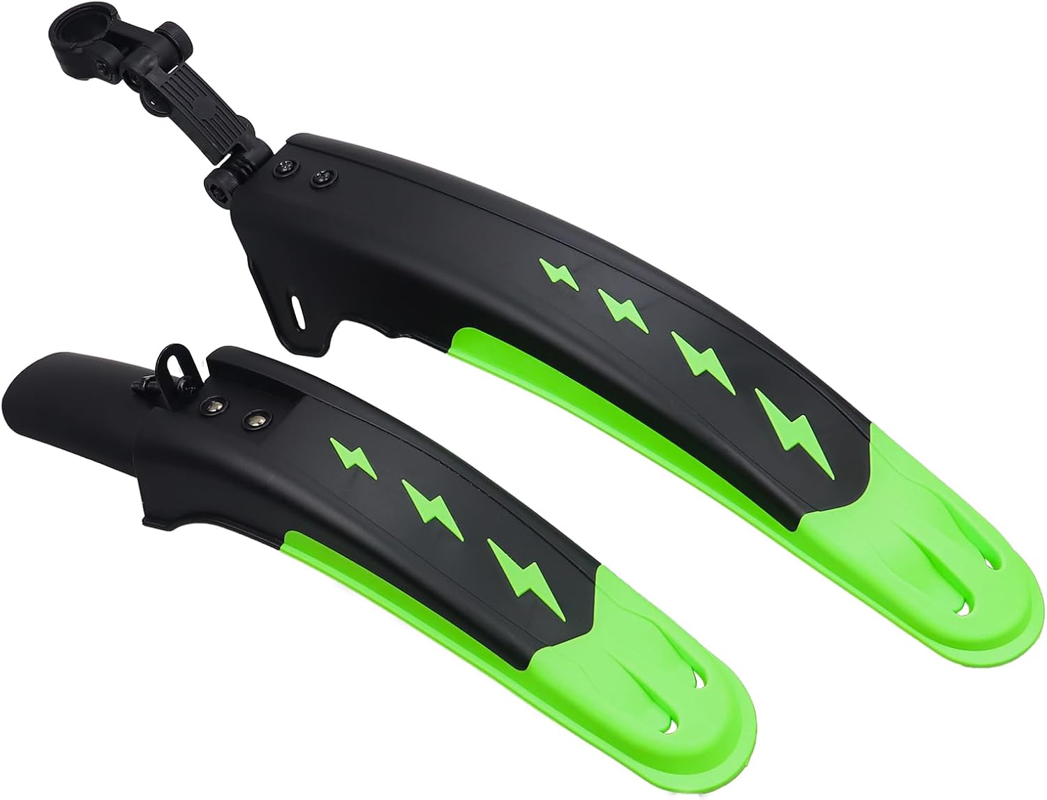 Bike Fender Set Mudguard Set Front and Rear 2 Parts-Universal Full Cover Thicken Widen Bicycle Adjustable Bike Fender Mud Guard Mudflap for MTB Road