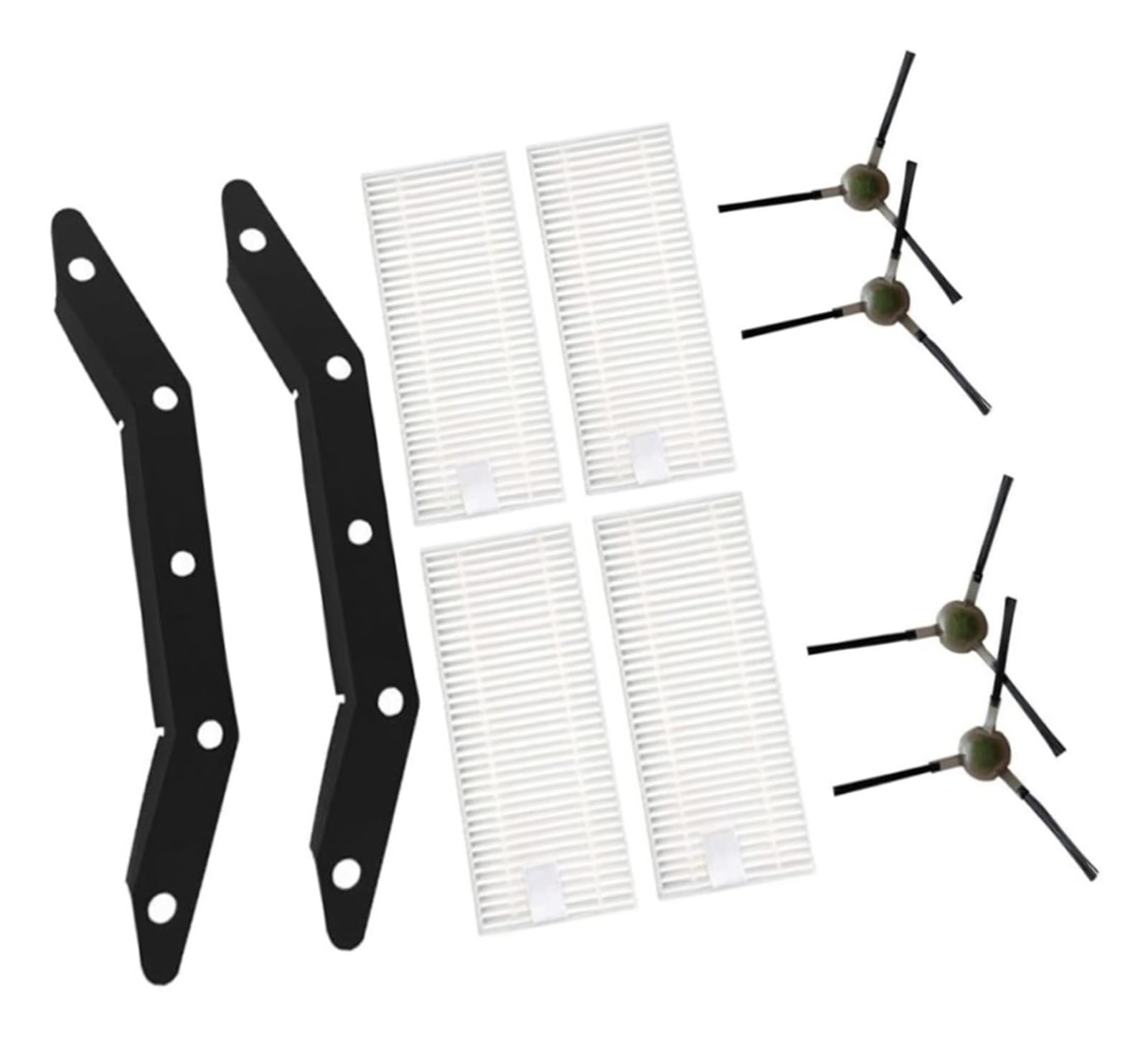 For Lefant M210 M210S M210B M213 N1 M2 F1 Kit di parti di ricambio for aspirapolvere robot 4 spazzole laterali, 4 filtri HEPA, 2 raschietti di aspirazione