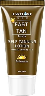 Loção Bronzeadora | Autobronzeadores Corporais | Loção bronzeadora, loção autobronzeadora para um bronzeado natural, escurece o tom da pele, 50 g Iytefeki