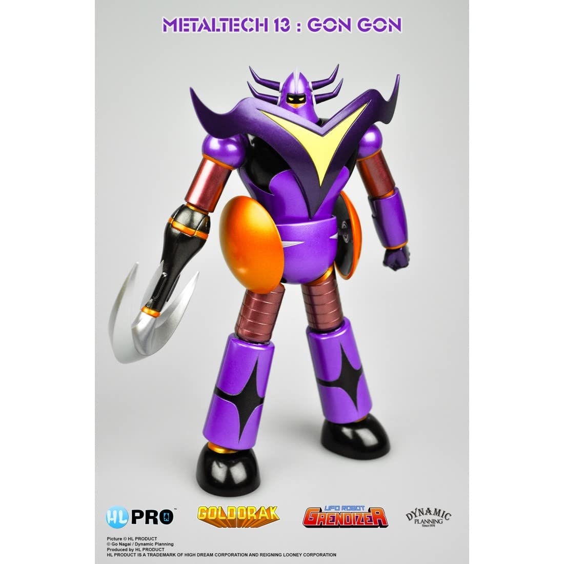 HL Pro - Figurine Goldorak - Gon Gon Metallic Color Metaltech 17cm - 4589504962152
