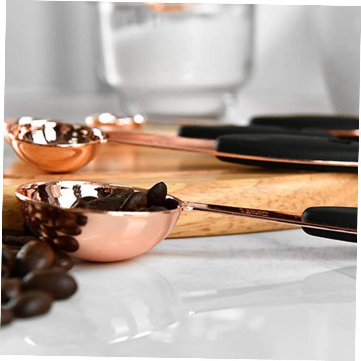 Amosfun Lot De 3 Cuillères À Mesurer En Forme De Rose Cuillères À Café Ustensiles De Cuisine Ustensiles De Cuisson Cuillères À Mesurer Accessoires De Cuisine Cuillère À Cocktail En