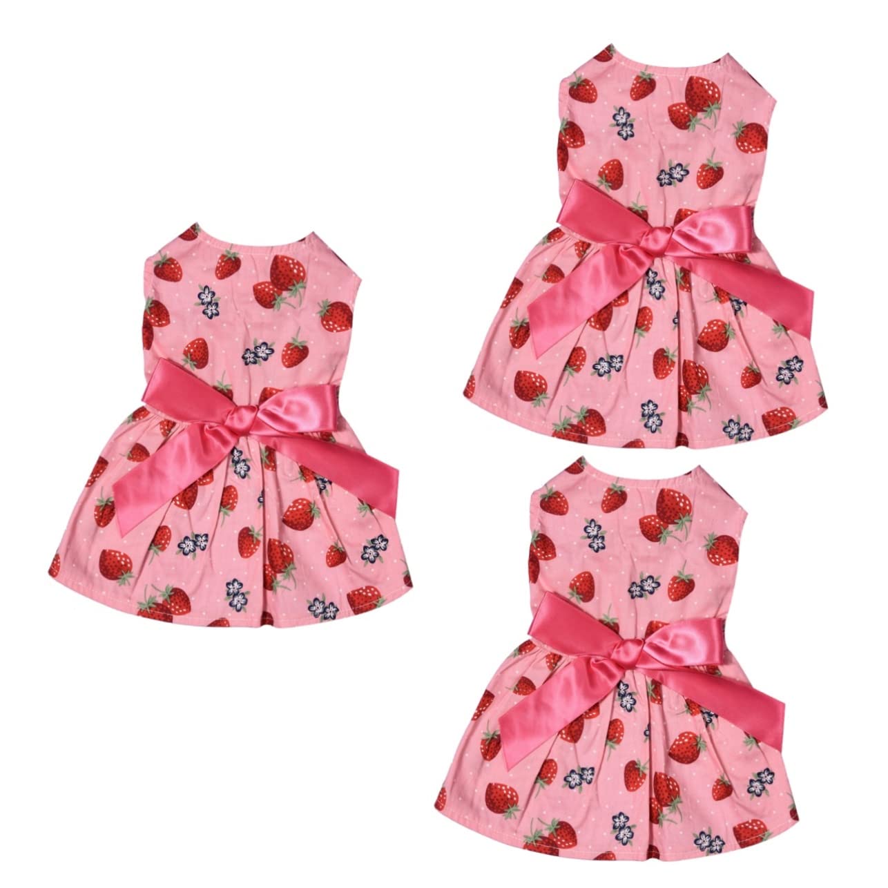 Robe été pour chien anti-frottement vêtement sans manches confortable pour petites chiennes