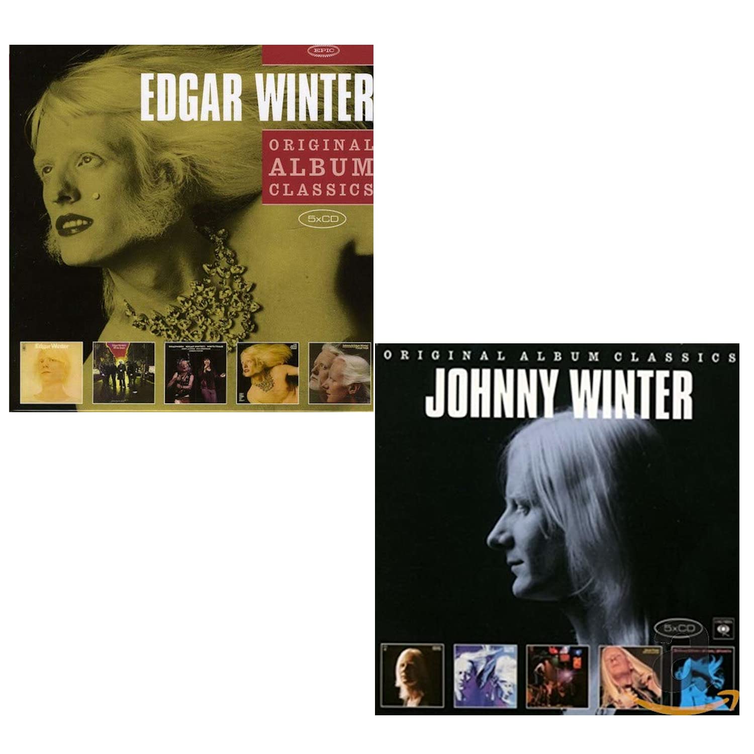 Edgar e Johnny Winter - Album classico originale - Winter Brothers Greatest Hits Album Bundling