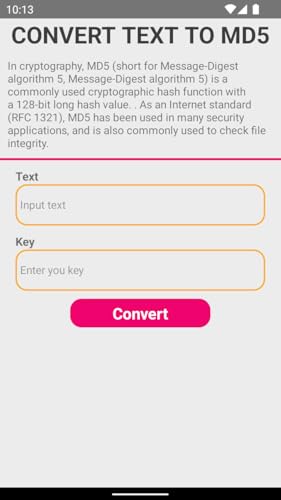 Text to MD5