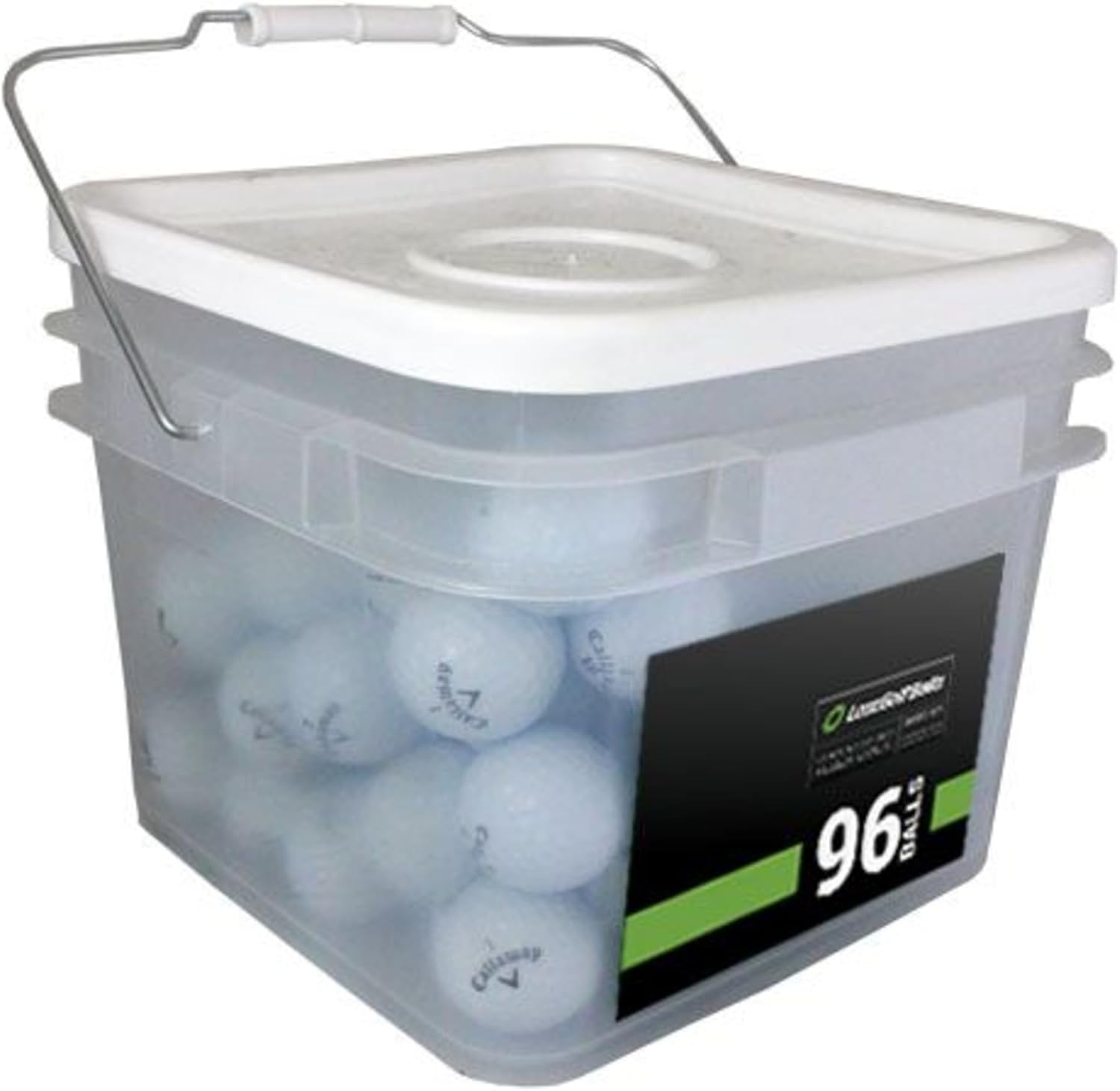 LostGolfBalls Supersoft Golf Balls – 96 Mint Quality Used Balls Compatible with Callaway – Cleaned & Graded