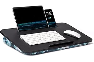 L.DOCTOR Portable Laptop Lap Desk, Large Size Lap Desk for Keyboard and Mouse
